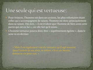 Deux formes d’égoïsme: