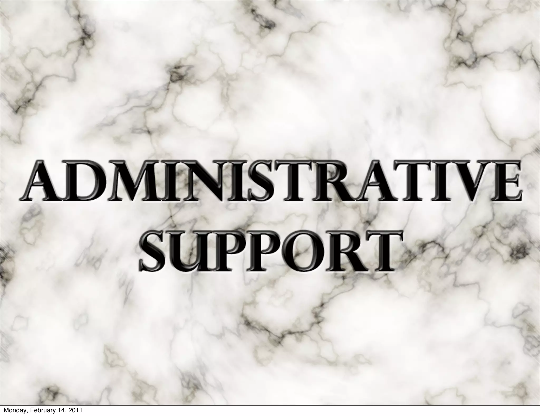 Monday, February 14, 2011
 