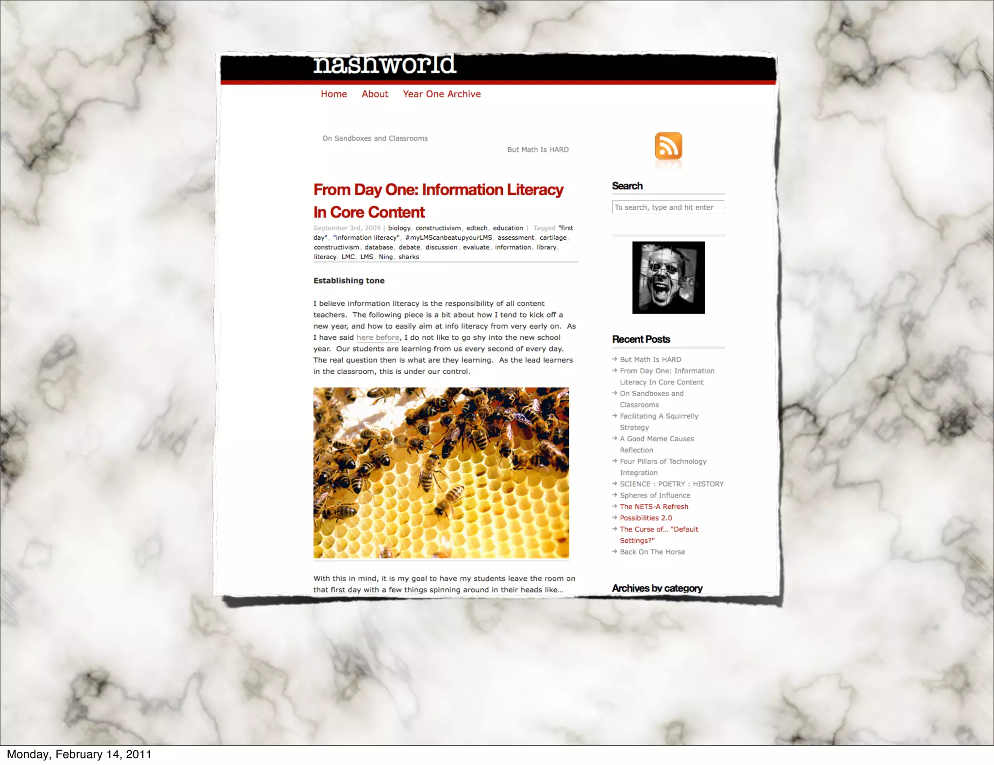 Monday, February 14, 2011
 