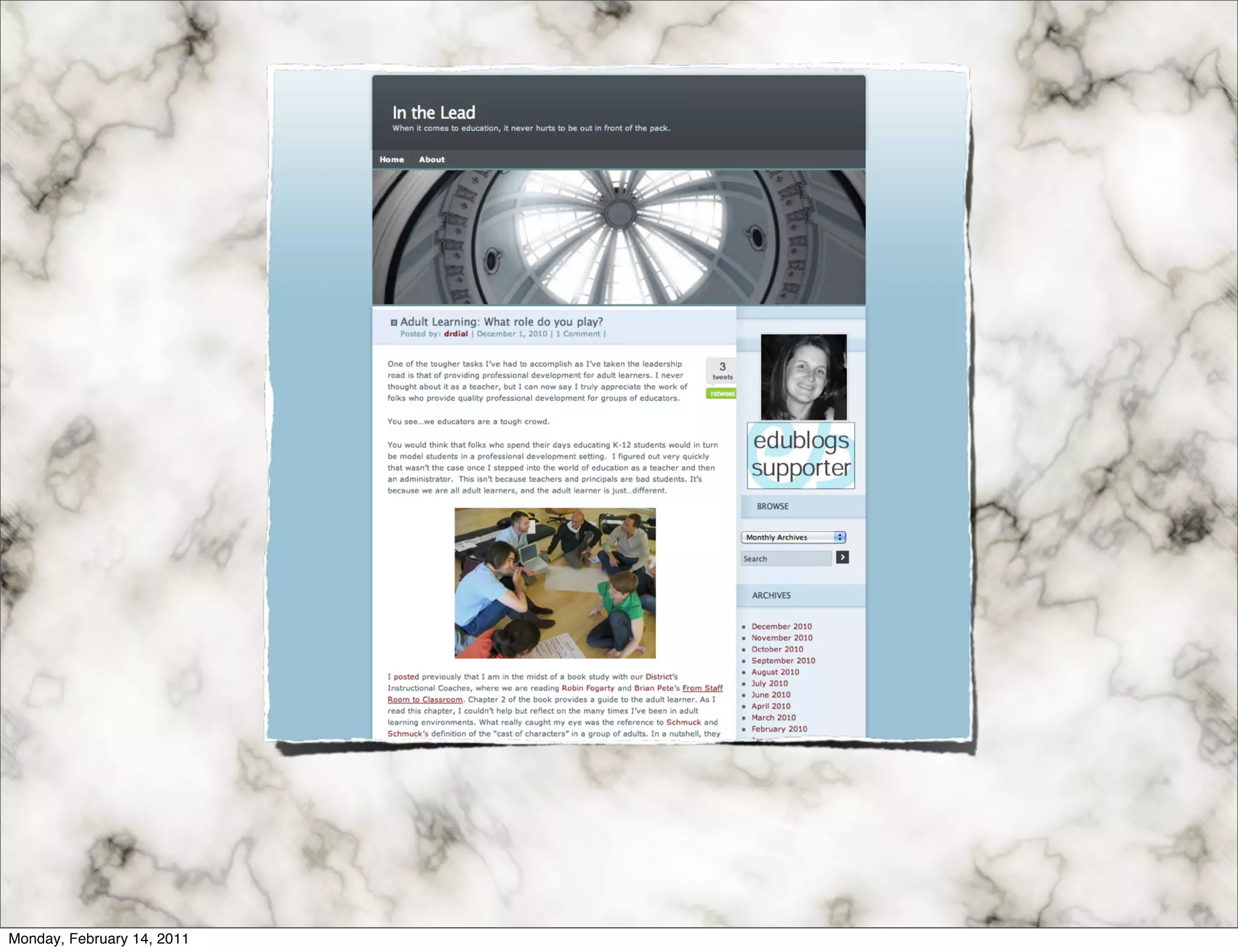 Monday, February 14, 2011
 