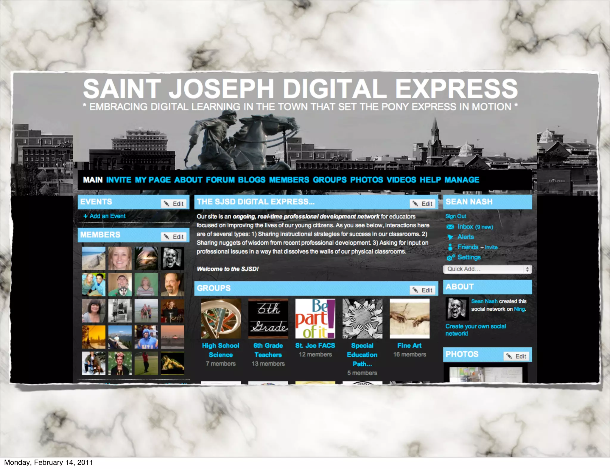 Monday, February 14, 2011
 