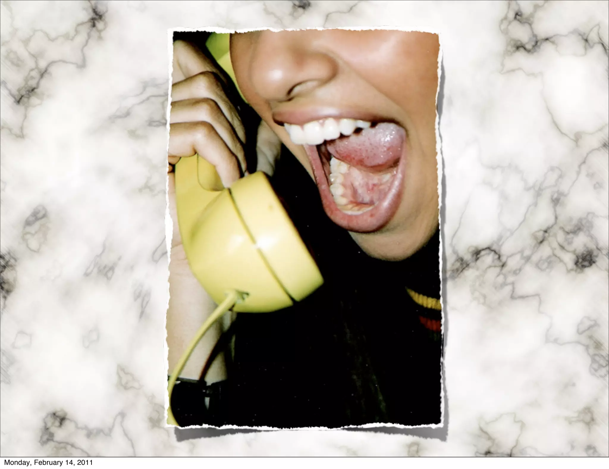 Monday, February 14, 2011
 