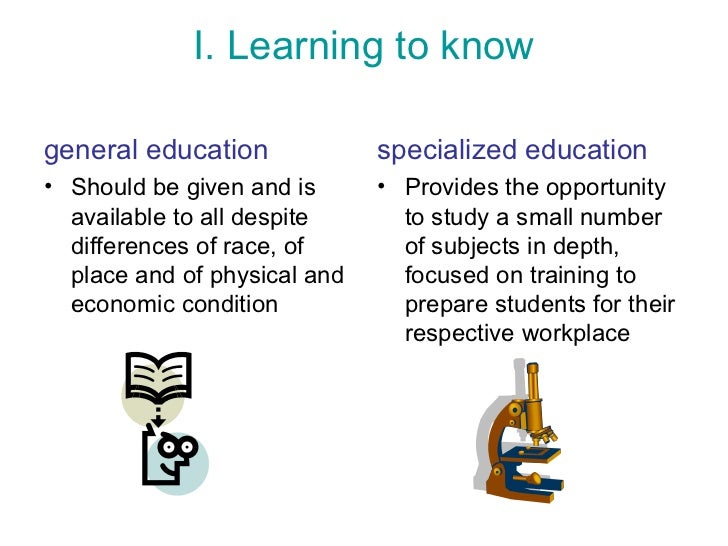 Four pillars of education