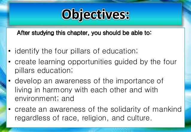 objectives of moral education