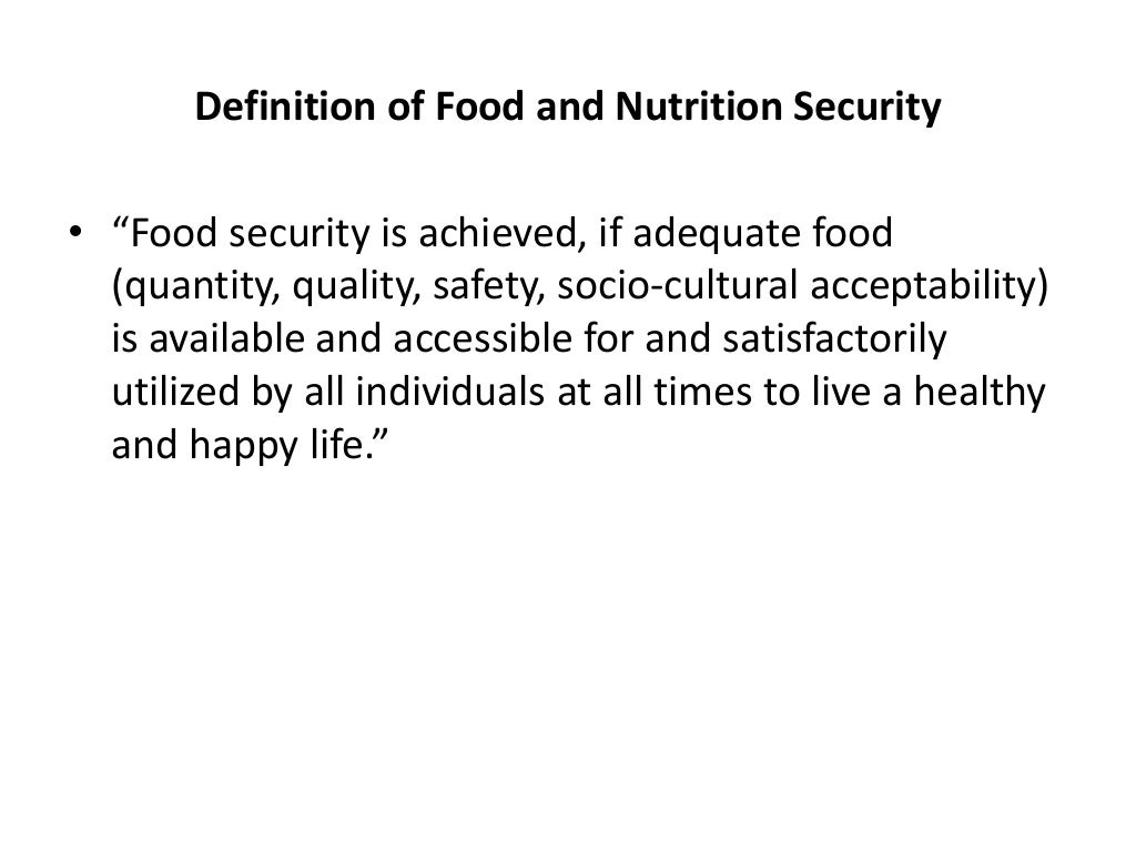 Four pillars of food security a lecture by Mr Allah Dad Khan