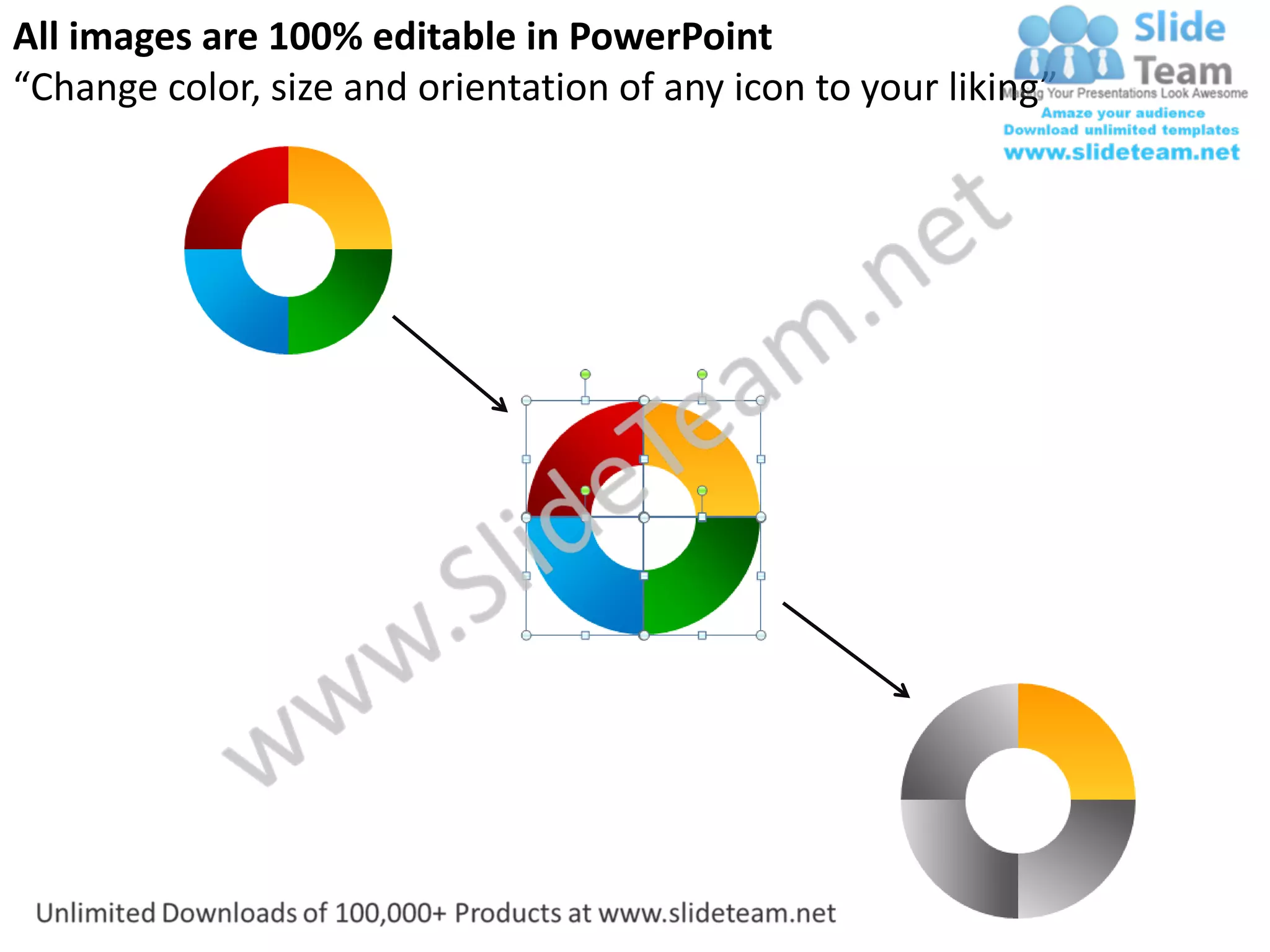 Four process diagram powerpoint templates 0712 | PDF