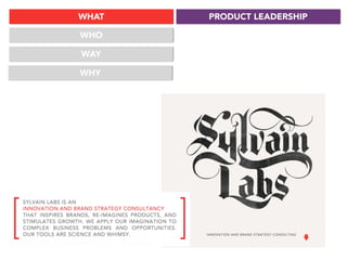 WHAT
WHO
WAY
PRODUCT LEADERSHIP
WHY
 