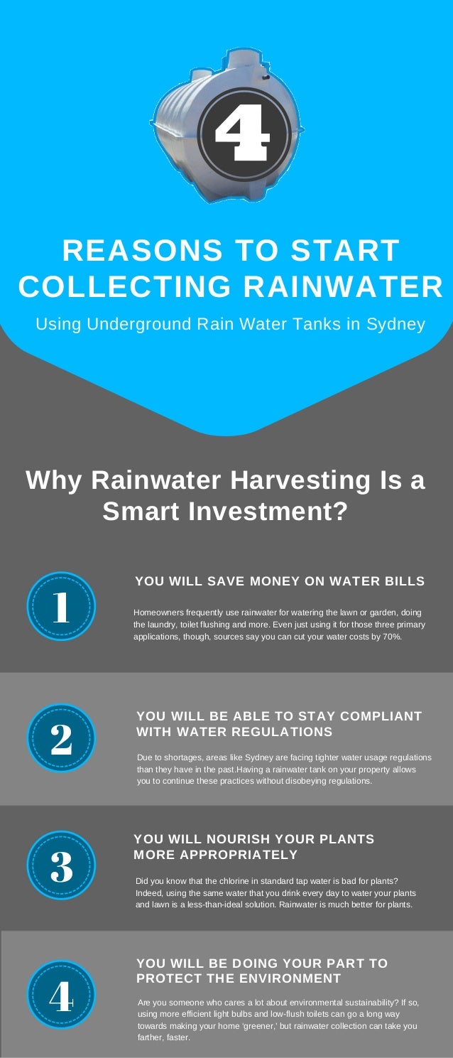 Four Reasons to Start Collecting Rainwater