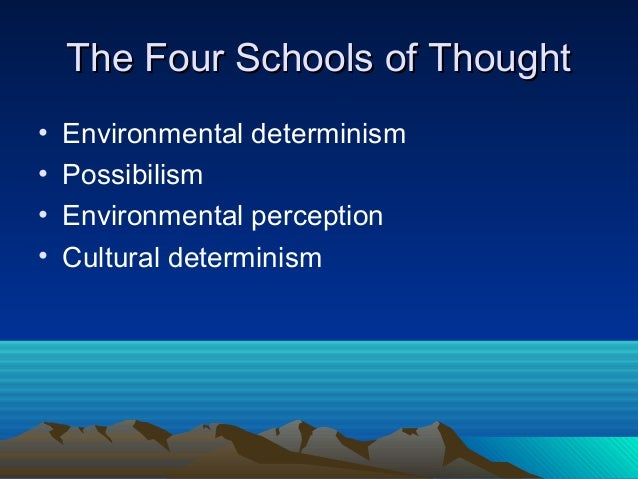 Environmental possibilism definition
