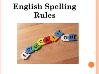 English Spelling Rules 