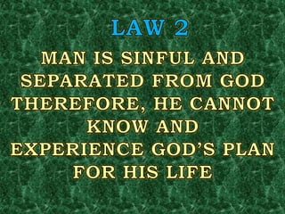 Four spiritual laws | PPTX