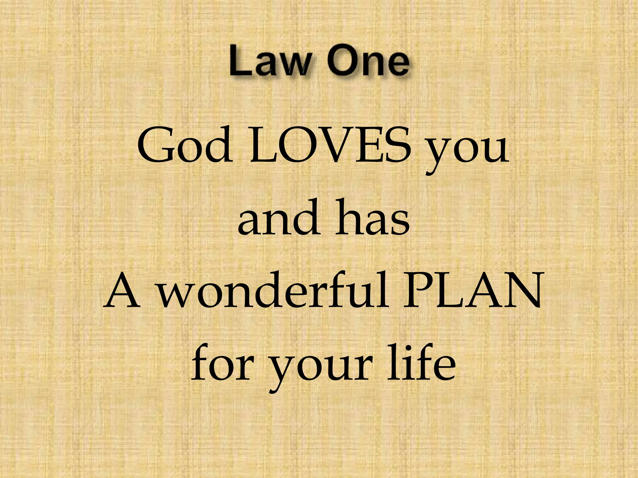 four spiritual laws by cru english version | PDF