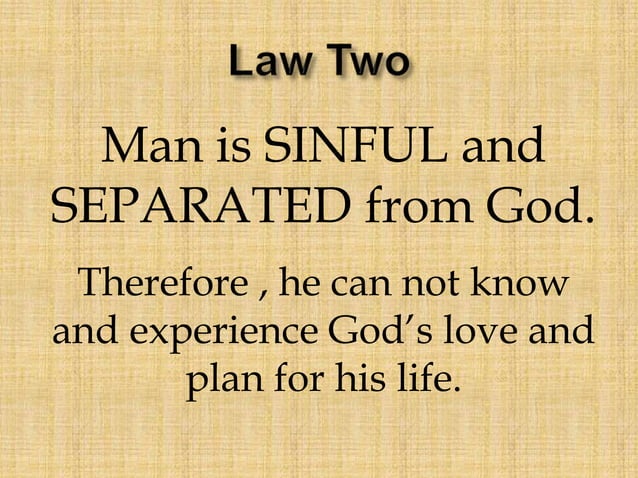 Four spiritual laws | PPTX