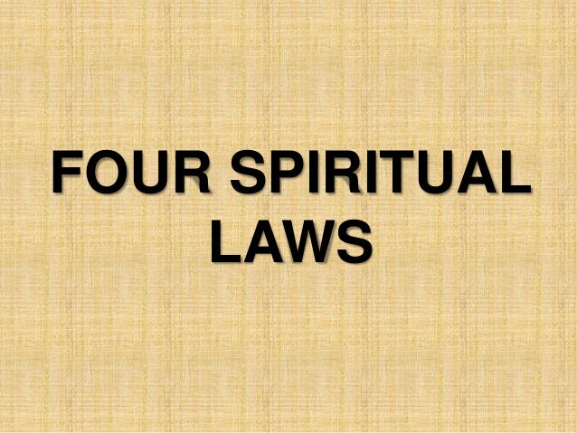Four spiritual laws