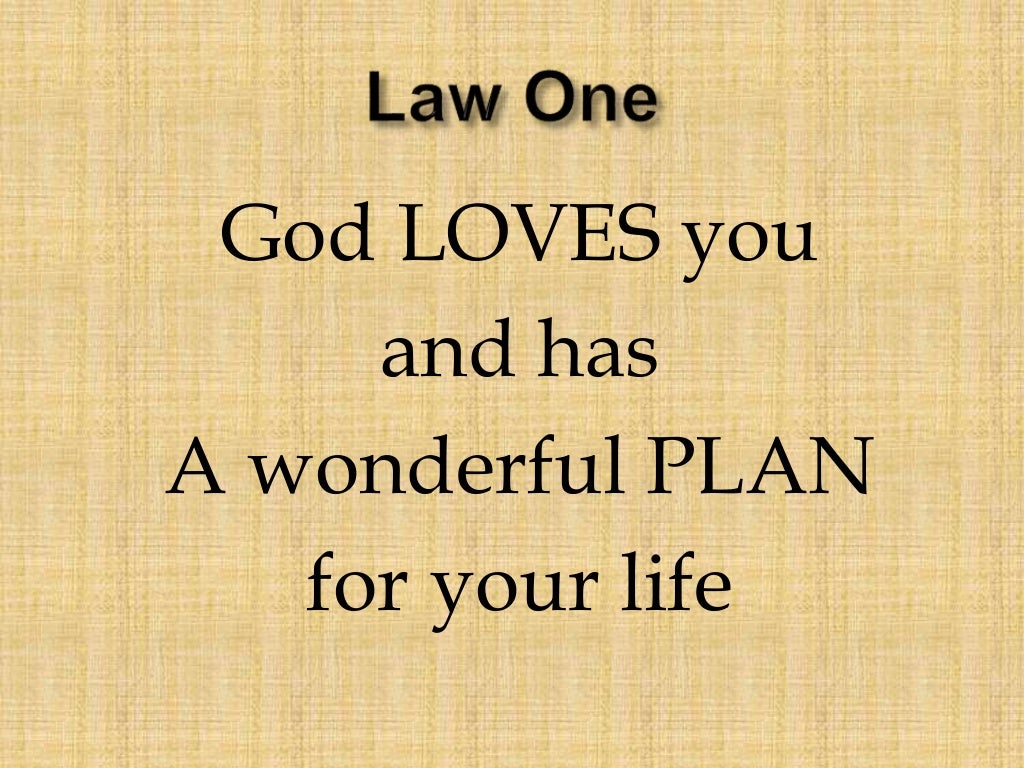 Four spiritual laws