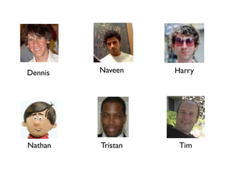Dennis   Naveen    Harry




Nathan   Tristan    Tim
 