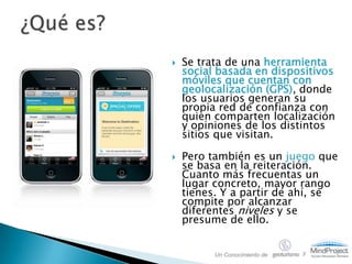 Foursquare para Empresas. Marketing por GeoPosicionamiento