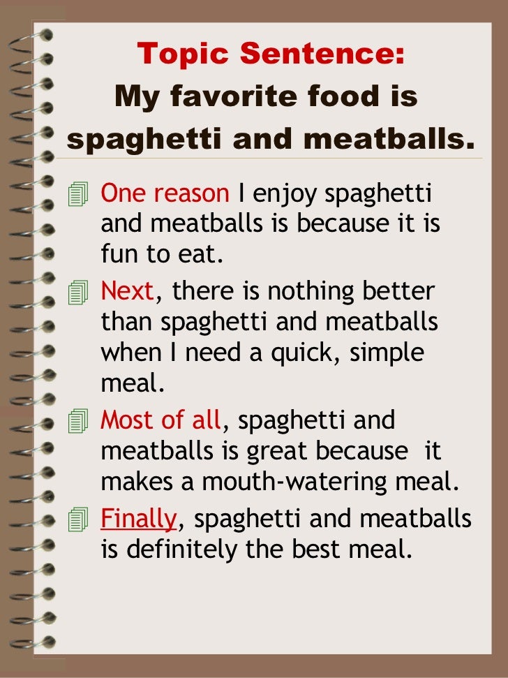 Essay my favourite food