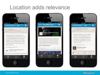 Location adds relevance
 