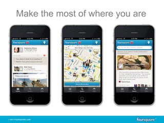 Make the most of where you are
 