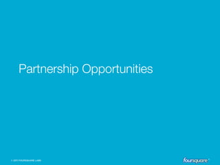 Partnership Opportunities
 