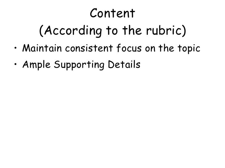 wasl essay rubric wasl essay rubric