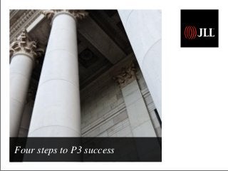 Four steps to P3 success
 