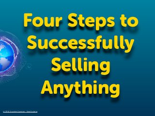 Four Steps to
Successfully
Selling
Anything
(c) 2014 Joachim Guenster - StorySculptor
 