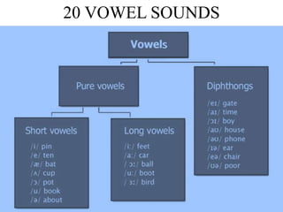 20 VOWEL SOUNDS
 