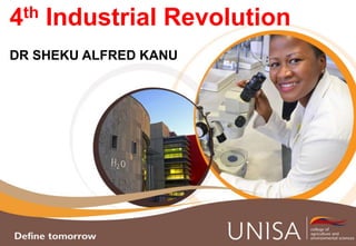 4th Industrial Revolution
DR SHEKU ALFRED KANU
 