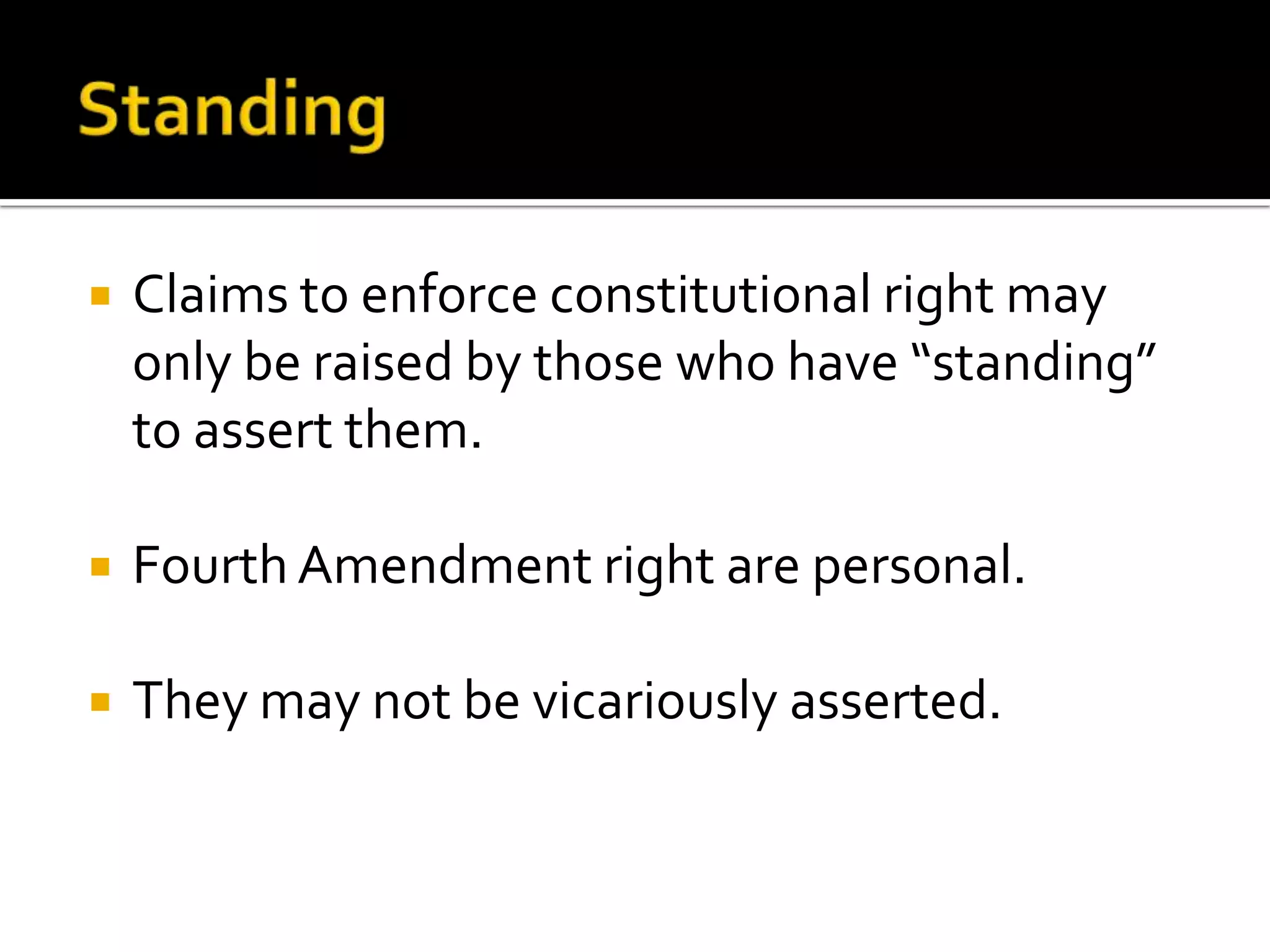 Pre-textural Police ConductIssue:  assessing the validity of a stop.