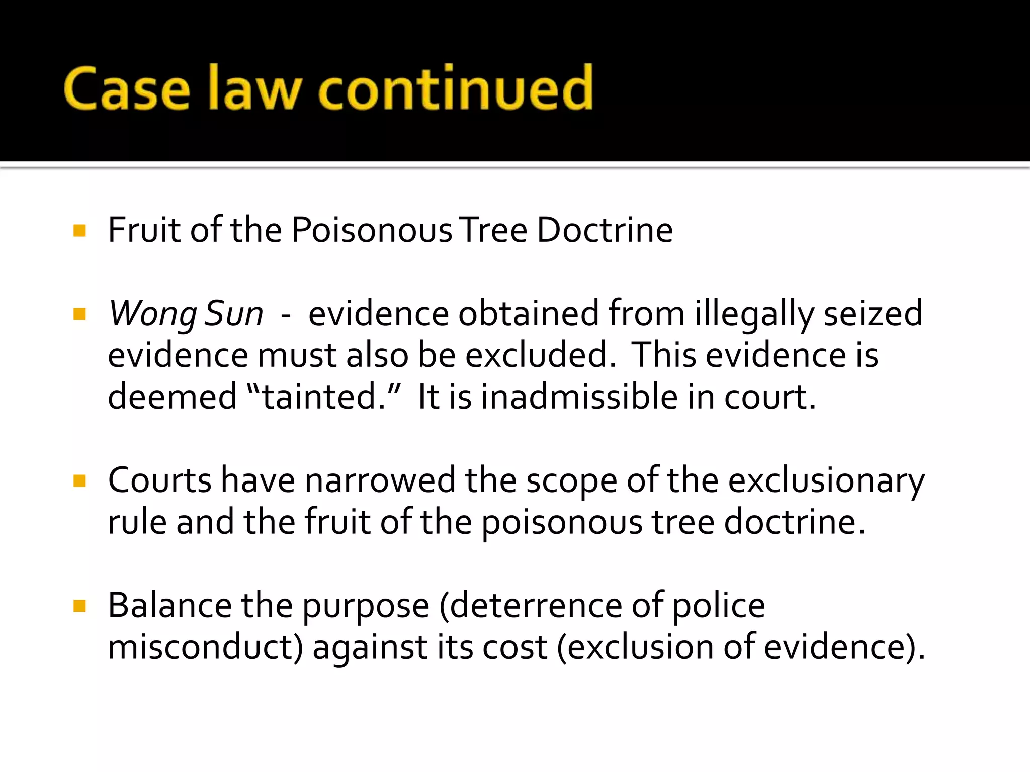 Oliver:  Open Fields Doctrine  and defines curtilage :  (criteria)