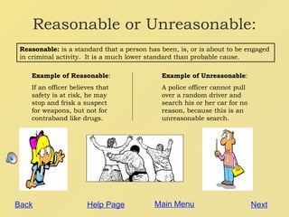 Unmendable Example Fourth amendment tutorial | PPT