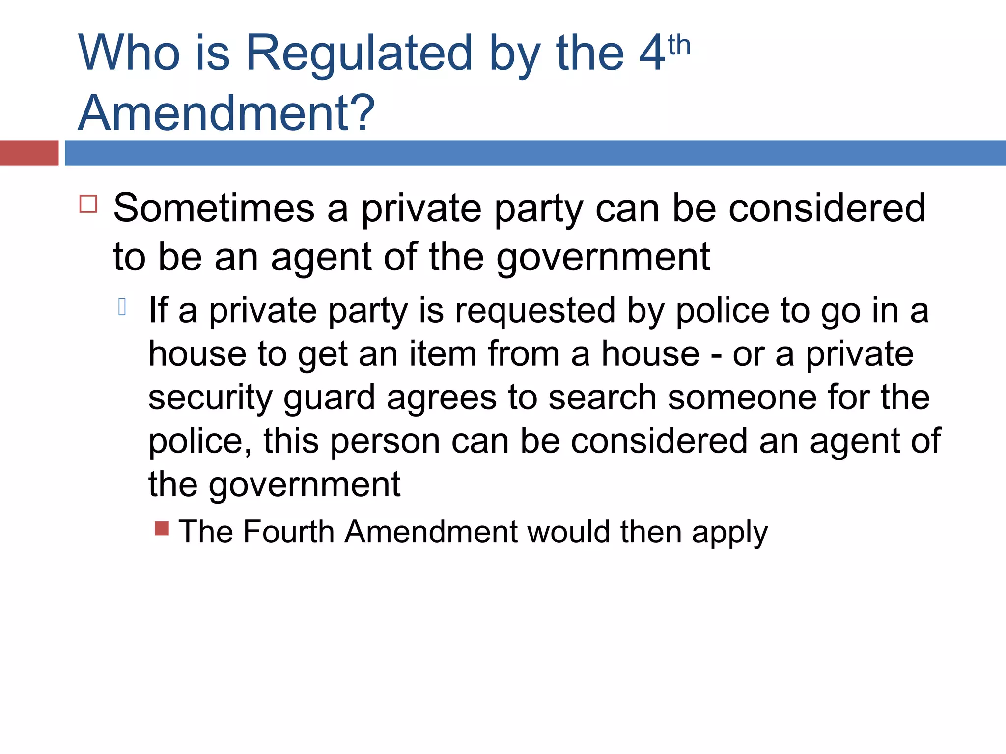 Fourth Amendment | PPT