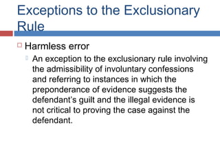 fourth amendment exceptions
