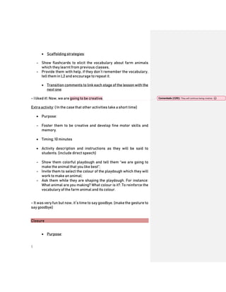 Fourth lesson plan | PDF