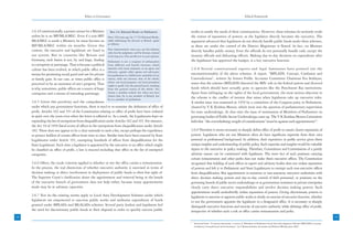 Ethics in Governance                                                                                                          Ethical Framework



     2.6.4 Constitutionally, a person cannot be a Minister       Box 2.6: Edmund Burke on Parliament                  works to satisfy the needs of their constituencies. However, these schemes do seriously erode
     unless he is an MP/MLA/MLC. Even if a non-MP/             Over 230 years ago (in 1774!) Edmund Burke,            the notion of separation of powers, as the legislator directly becomes the executive. The
     MLA/MLC is made a Minister, he must become an             while addressing his electors in Bristol, spoke        argument advanced that legislators do not directly handle public funds under these schemes,
                                                               as follows:
     MP/MLA/MLC within six months. Given this                                                                         as these are under the control of the District Magistrate is flawed. In fact, no Minister
     context, the executive and legislature are fused in       Your representative owes you, not his industry
                                                               only, but his judgment; and he betrays, instead
                                                                                                                      directly handles public money. Even the officials do not personally handle cash, except the
     our system. But in countries like Britain and             of serving you, if he sacrifices it to your opinion.   treasury officials and disbursing officers. Making day-to-day decisions on expenditure after
     Germany, such fusion is not, by and large, leading        Parliament is not a congress of ambassadors            the legislature has approved the budget, is a key executive function.
     to corruption or patronage. That is because a political   from different and hostile interests; which
     culture has been evolved, in which public office is a     interests each must maintain, as an agent and          2.6.8 Several constitutional experts and legal luminaries have pointed out the
                                                               advocate, against other agents and advocates;
     means for promoting social good and not for private       but parliament is a deliberative assembly of one
                                                                                                                      unconstitutionality of the above schemes. A report, “MPLADS: Concept, Confusion and
     or family gain. In our case, at times public office is    nation, with one interest, that of the whole;          Contradictions”, written by former Public Accounts Committee Chairman Era Sezhiyan,
                                                               where, not local purposes, not local prejudices        states that the scheme (MPLADS) distorted the MPs’ role in the federal system and diverted
     perceived to be an extension of one’s property. That      ought to guide, but the general good, resulting
     is why, sometimes, public offices are a source of huge    from the general reason of the whole. You              funds which should have actually gone to agencies like the Panchayati Raj institutions.
     corruption and a means of extending patronage.            choose a member indeed; but when you have              Apart from infringing on the rights of the local governments, the most serious objection to
                                                               chosen him, he is not member of Bristol, but
                                                               he is a member of parliament.
                                                                                                                      the scheme is the conflict of interest that arises when legislators take up executive roles.
     2.6.5 Given this proclivity and the compulsions                                                                  A similar issue was examined in 1959 by a committee of the Congress party in Parliament,
     under which any government functions, there is need to re-examine the definition of office of                    chaired by V K Krishna Menon, which went into the question of parliamentary supervision
     profit. Articles 102 and 191 of the Constitution relating to office of profit have been violated                 for state undertakings. At that time the issue of nomination of Members of Parliament on
     in spirit over the years even when the letter is adhered to. As a result, the Legislatures kept on               governing bodies of Public Sector Undertakings came up. The V K Krishna Menon Committee
     expanding the list of exemptions from disqualification under Articles 102 and 191. For instance,                 held that “the overwhelming weight of considerations” must be against such appointments25.
     the Act 10 of 1959 listed scores of offices in the exemptions from disqualification under Article
     102. There does not appear to be a clear rationale to such a list, except perhaps the expediency                 2.6.9 Therefore it seems necessary to sharply define office of profit to ensure clearer separation of
     to protect holders of certain offices from time to time. Similar laws have been enacted by State                 powers. Legislators who are not Ministers often do have significant expertise from their own
     Legislatures under Article 191, exempting hundreds of offices from disqualification for the                      personal or professional background. In addition, their experience in public service gives them
     State Legislature. Each time a legislator is appointed by the executive to an office which might                 unique insights and understanding of public policy. Such expertise and insights would be valuable
     be classified an office of profit, a law is enacted including that office in the list of exempted                inputs to the executive in policy making. Therefore, Committees and Commissions of a purely
     categories.                                                                                                      advisory nature can be constituted with legislators. The mere fact of such positions carrying
                                                                                                                      certain remuneration and other perks does not make them executive offices. The Constitution
     2.6.6 Often, the crude criterion applied is whether or not the office carries a remuneration.                    recognized that holding of such offices in expert and advisory bodies does not violate separation
     In the process, the real distinction of whether executive authority is exercised in terms of                     of powers and left it to Parliament and State Legislatures to exempt such non-executive offices
     decision making or direct involvement in deployment of public funds is often lost sight of.                      from disqualification. But appointment in statutory or non-statutory executive authorities with
     The Supreme Court’s clarification about the appointment and removal being in the hands                           direct decision making powers and day-to-day control of field personnel, or positions on the
     of the executive branch of government does not help either, because many appointments                            governing boards of public sector undertakings or as government nominees in private enterprises
     made may be in advisory capacities.                                                                              clearly carry direct executive responsibilities and involve decision making powers. Such
                                                                                                                      appointments would undoubtedly violate separation of powers. Giving discretionary powers to
     2.6.7 Nor do the existing norms apply to Local Area Development Schemes under which                              legislators to sanction or approve public works is clearly an exercise of executive function, whether
     legislators are empowered to sanction public works and authorize expenditure of funds                            or not the government appoints the legislators to a designated office. It is necessary to sharply
     granted under MPLADs and MLALADs schemes. Several party leaders and legislators feel                             distinguish executive functions and exercise of executive authority while defining office of profit,
     the need for discretionary public funds at their disposal in order to quickly execute public                     irrespective of whether such a role or office carries remuneration and perks.
38                                                                                                                                                                                                                                                      39
                                                                                                                      25
                                                                                                                           Extracted from: “A chronic aberration: a review of ‘Members of Parliament Local Area Development Scheme (MPLADS): Concept,
                                                                                                                           Confusion, Contradictions’ by Era Sezhiyan”, by V Ramachandran, Economic and Political Weekly, June 2005.
 