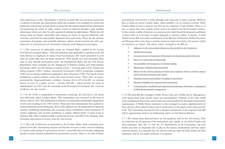 Ethics in Governance                                                                                    Ethical Framework



     ethos takes long to evolve. Nevertheless, it must be accepted that our civil service system has       prescribed for civil servants in India although such codes exist in other countries. What we
     a tradition of attitudes and achievements which sets examples to be emulated by current and           have in India are several Conduct Rules, which prohibit a set of common activities. These
     prospective civil servants. It must also be accepted that the existing framework for maintaining      Conduct Rules do serve a purpose, but they do not constitute a Code of Ethics. There is, of
     and promoting the norms of ‘right conduct’ cannot be enforced through a rigid mindless                late, a concern that more ‘generic norms’ need to be added to the list of accepted conduct.
     enforcement of laws and rules. It is all a question of striking the right balance. Within the civil   In this context, conflict of interest is an important area which should be adequately addressed
     services there are formal, enforceable codes setting out norms of expected behaviour with             in these codes. It is necessary to build safeguards to prevent conflict of interest. A draft
     ‘sanctions’ prescribed for unacceptable departures from such norms. There are also inchoate           ‘Public Service Bill’ now under consideration of the Ministry of Personnel, Public Grievances
     conventions of propriety and acceptable behaviour without formal sanctions but with non-              and Pensions seeks to lay down a number of generic expectations from civil servants, which
     observance of such practices and conventions attracting social disapproval and stigma.                are referred to as “values”. The salient ‘values’ envisaged in the Bill are:
                                                                                                                 •      Allegiance to the various ideals enshrined in the preamble to the Constitution
     2.7.3 The current set of ‘enforceable norms’ are ‘Conduct Rules’, typified by the Central
     Civil Services (Conduct) Rules - 1964 and analogous rules applicable to members of the All                  •      Apolitical functioning
     India Services or employees of various State Governments. The norms prescribed in such                      •      Good governance for betterment of the people to be the primary goal of civil service
     rules are much older than the Rules themselves. Thus specific acts were proscribed from                     •      Duty to act objectively and impartially
     time to time through notifications under the Fundamental Rules and the Civil Service
     Regulations. Some examples are the disapproval of habitual lending and indiscriminate                       •      Accountability and transparency in decision-making
     borrowing (1869), and the banning of various actions – accepting gifts (1876), buying and                   •      Maintenance of highest ethical standards
     selling property (1881), making commercial investments (1885), promoting companies                          •      Merit to be the criteria in selection of civil servants consistent, however, with the cultural,
     (1885) and accepting commercial employment after retirement (1920). The breach of such                             ethnic and other diversities of the nation
     prohibitions entailed punitive actions like removal from service. There were, of course,
                                                                                                                 •      Ensuring economy and avoidance of wastage in expenditure
     provisions like ‘illegal gratification’ or bribery - Sections 161 to 165 of the IPC - or ‘criminal
     breach of trust by a public servant’ - Section 409 IPC - which provide for terms of                         •      Provision of healthy and congenial work environment
     imprisonment. In 1947, with the enactment of the Prevention of Corruption Act, a new set                    •      Communication, consultation and cooperation in performance of functions i.e. participation
     of offences was also created.                                                                                      of all levels of personnel in management.

     2.7.4 In the 1930s, a compendium of instructions containing ‘do’s and don’ts’ was issued              2.7.6 The draft Bill also envisages a Public Service Code and a Public Service Management
     and collectively called ‘Conduct Rules’. The compendium was converted in the form of                  Code laying down more specific duties and responsibilities. Violation of the Code would
     distinct rules in 1955. The Santhanam Committee recommended considerable enlargement                  invite punishments akin to the current major and minor penalties by the heads of institutions/
     of such rules resulting in the 1964 version. These rules have subsequently been updated to            organizations. A ‘Public Service Authority’ is also envisaged to oversee implementation of
     include additional norms of behaviour. Some of the additions are: the requirement of observing        the Code and values indicated above and to render advice in the matter of the values and the
     courtesy, prohibiting demanding and accepting dowry, prohibiting sexual harassment of                 Code. The Commission has decided that a detailed examination of the proposed draft Bill
     women employees, and, recently, prohibition to employ children below 14 years of age as               will be appropriately made in its forthcoming report on Civil Services Reforms.
     domestic help. This is understandably a continuing process, and reflects the changing, often
     increasing expectations of society, from the civil services.                                          2.7.7 The various issues discussed above are not significant only for the civil services. They
                                                                                                           are important for all segments of the bureaucracy and, equally so, for all local bodies and
     2.7.5 The code of behaviour as enunciated in the Conduct Rules, while containing some                 their employees. After the 73rd and the 74th Amendments of the Constitution, the local
     general norms like ‘maintaining integrity and absolute devotion to duty’ and not indulging            bodies now have an important role to play in the nation’s development and have major
     in ‘conduct unbecoming of a government servant’, is generally directed towards cataloguing            executive powers. It is essential that the need for relevant codes for these bodies and their
     specific activities deemed undesirable for government servants. There is no Code of Ethics            employees, and for any public authority, is recognized.
42                                                                                                                                                                                                                        43
 