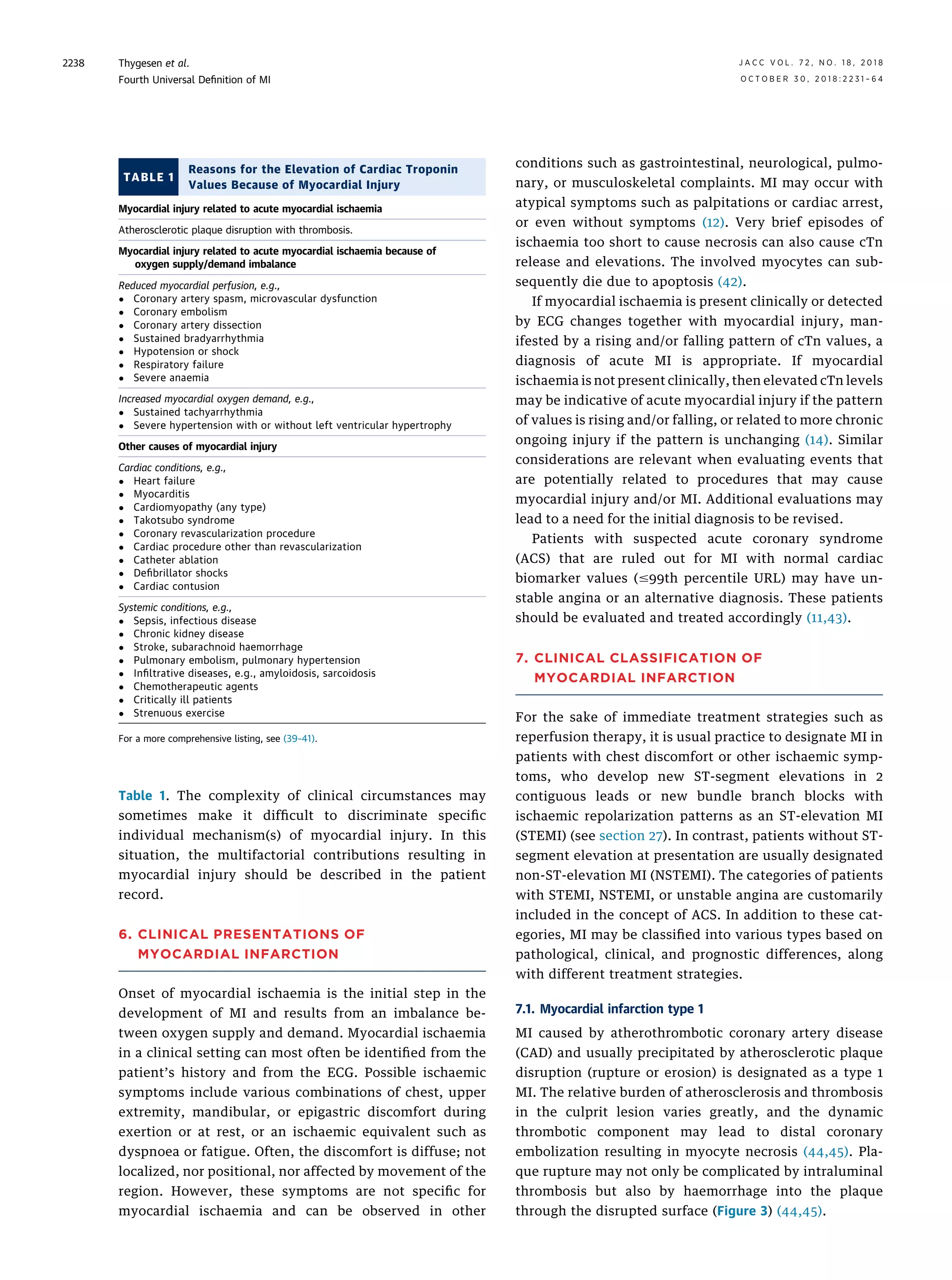 Fourth universal definition of myocardial infarction 2018 | PDF | Heart ...
