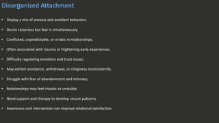 Attachment List Four Types Of Attachment Styles and Causes of it | PDF