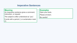 Understanding the Four Types of Sentences: Declarative, Interrogative ...