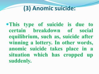 Four types of suicide | PPTX