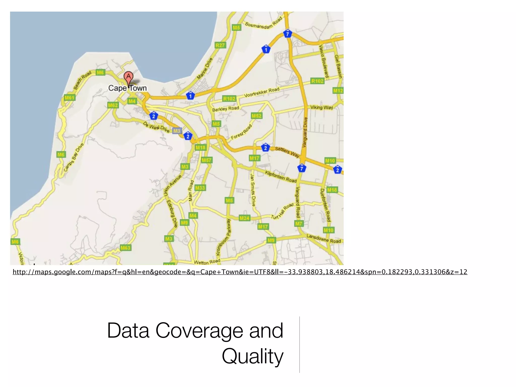Beyond Google Maps - FOWA 2008 London