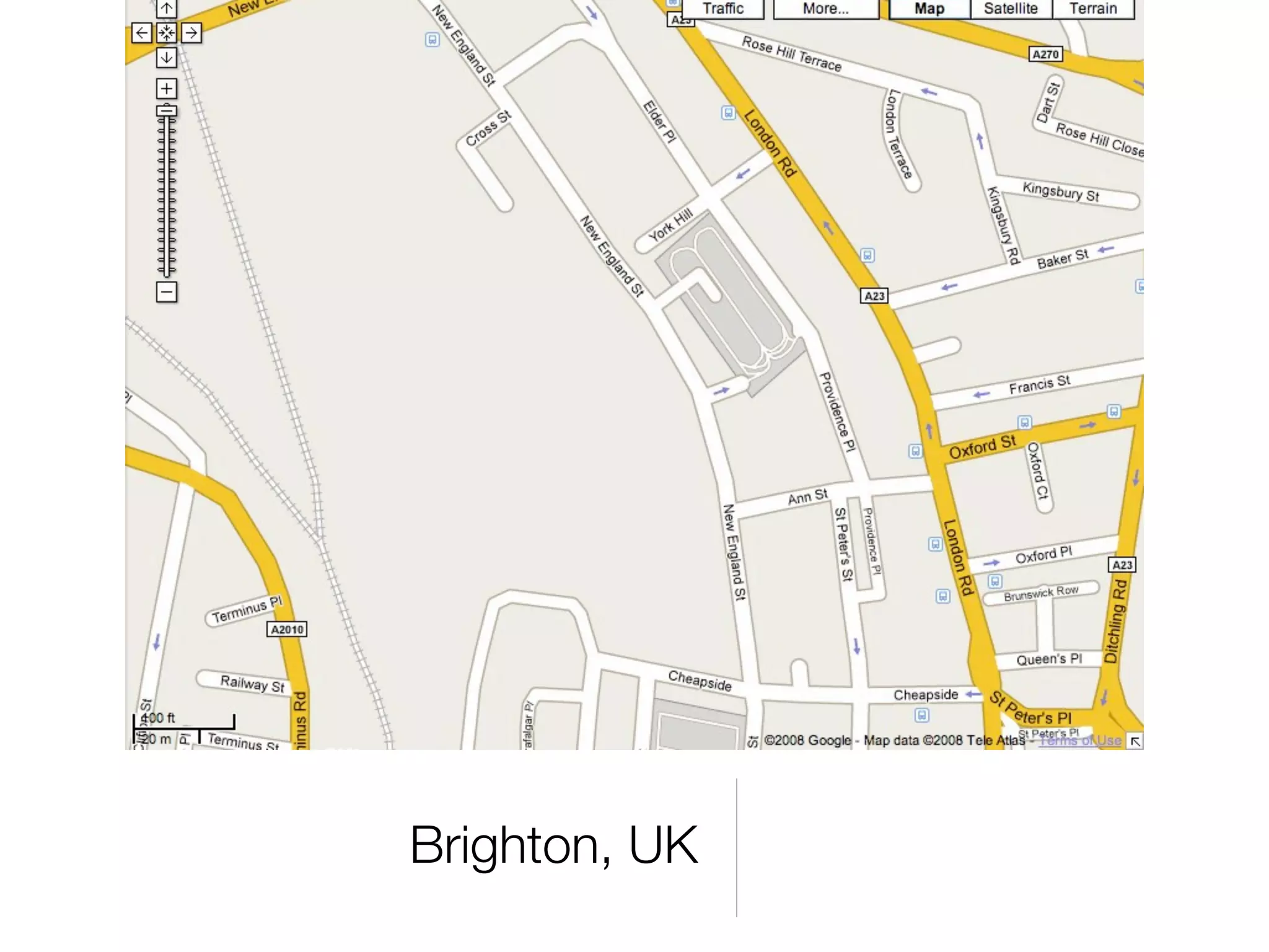 Beyond Google Maps - FOWA 2008 London