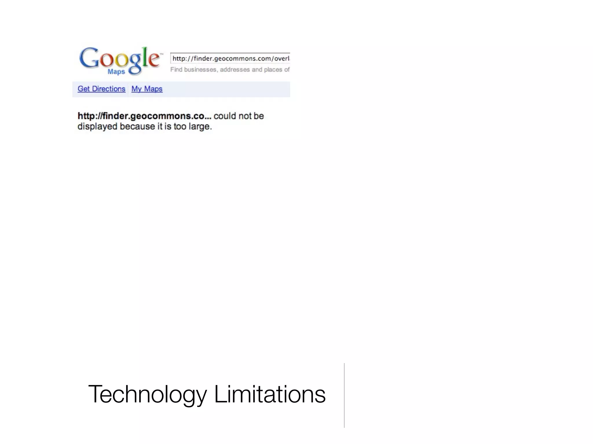 Beyond Google Maps - FOWA 2008 London