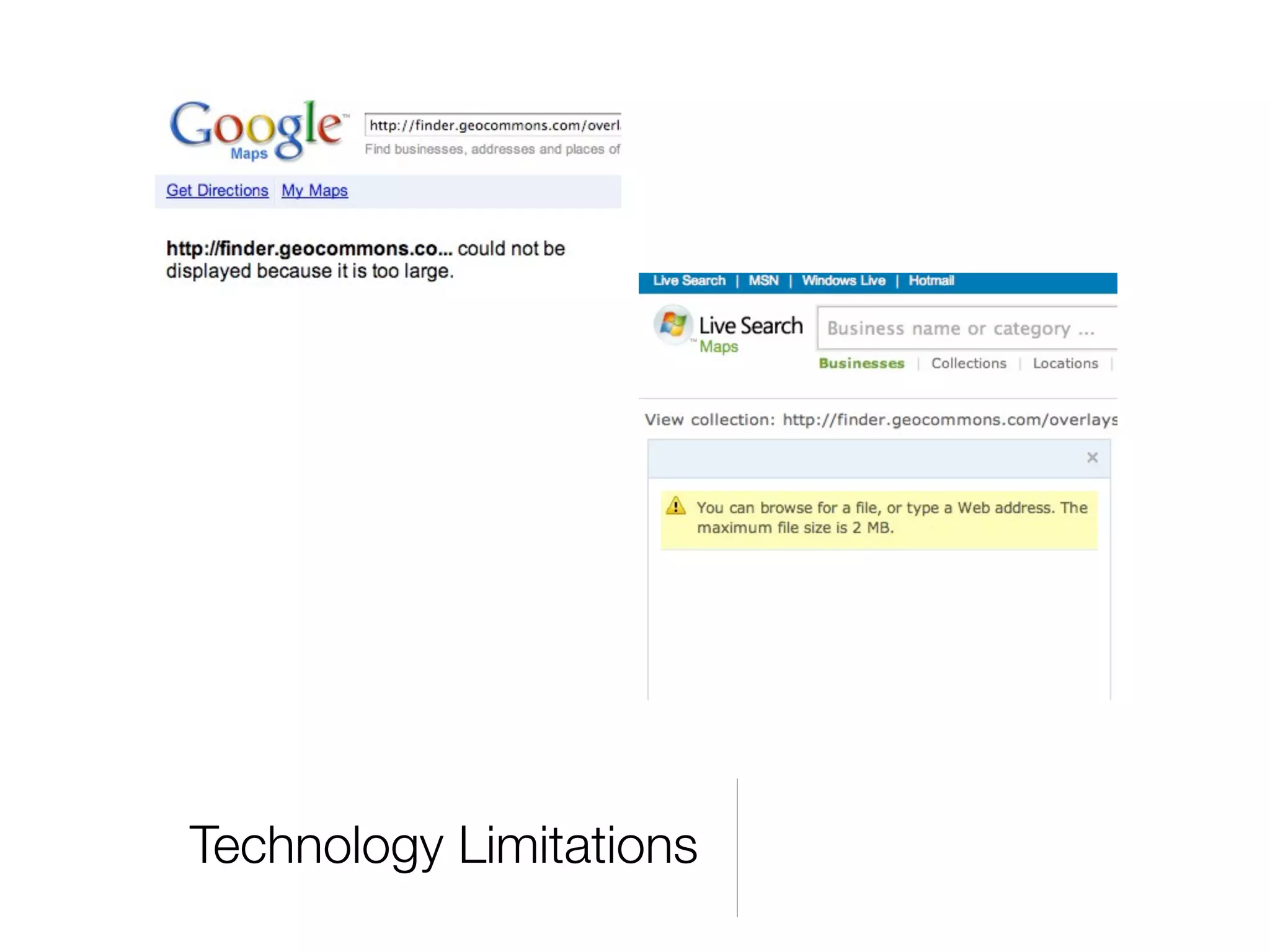 Beyond Google Maps - FOWA 2008 London