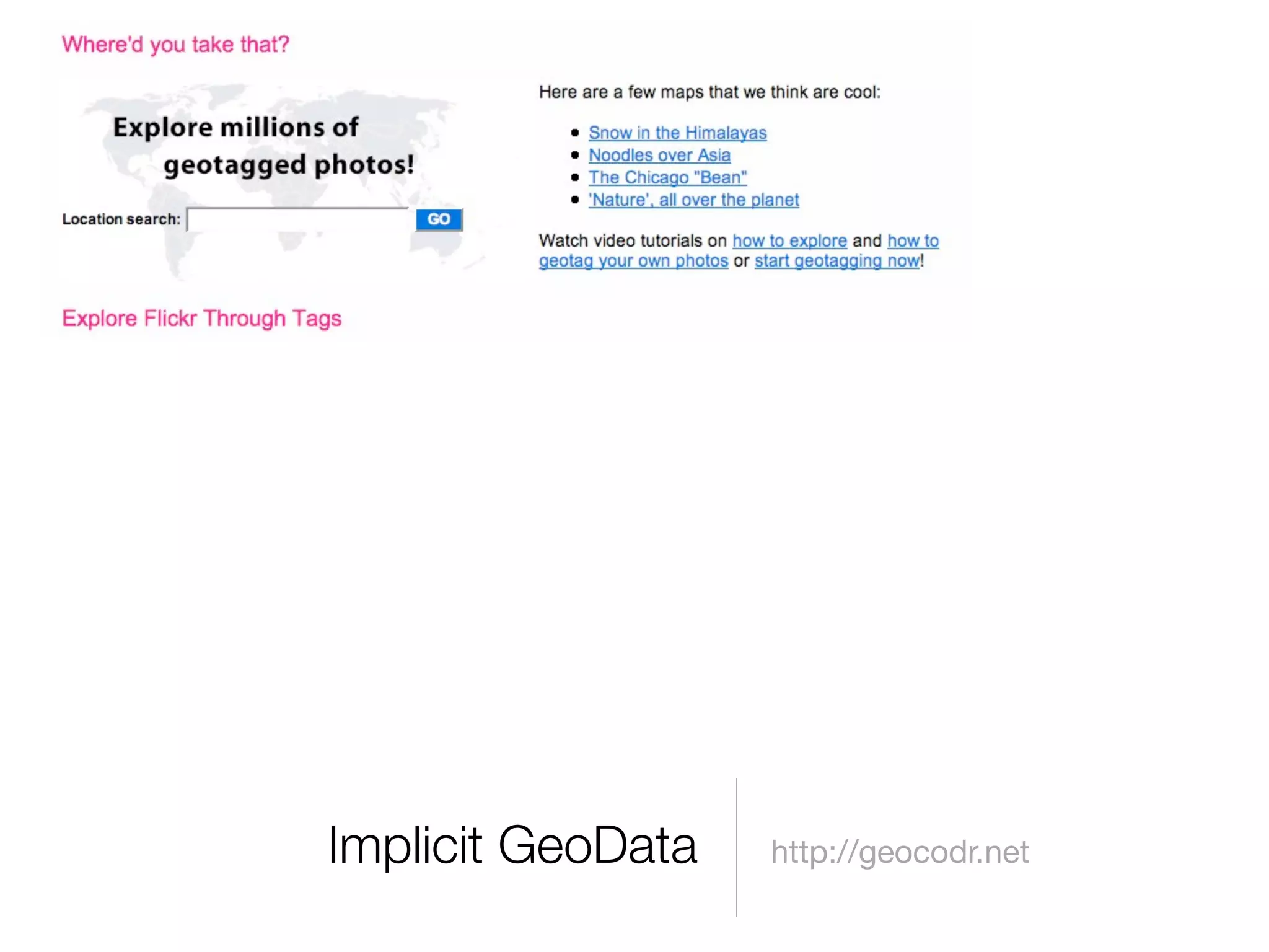 Beyond Google Maps - FOWA 2008 London
