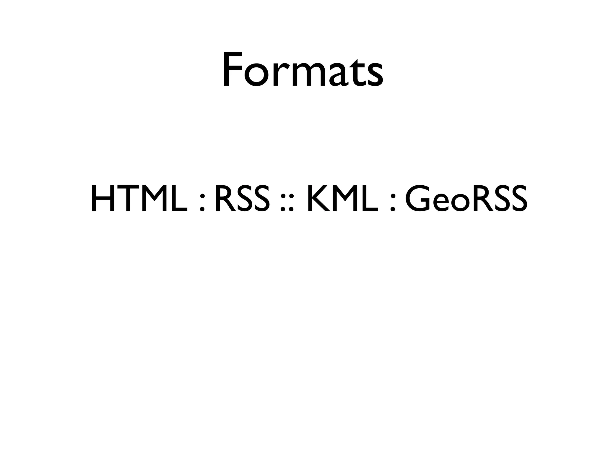Beyond Google Maps - FOWA 2008 London