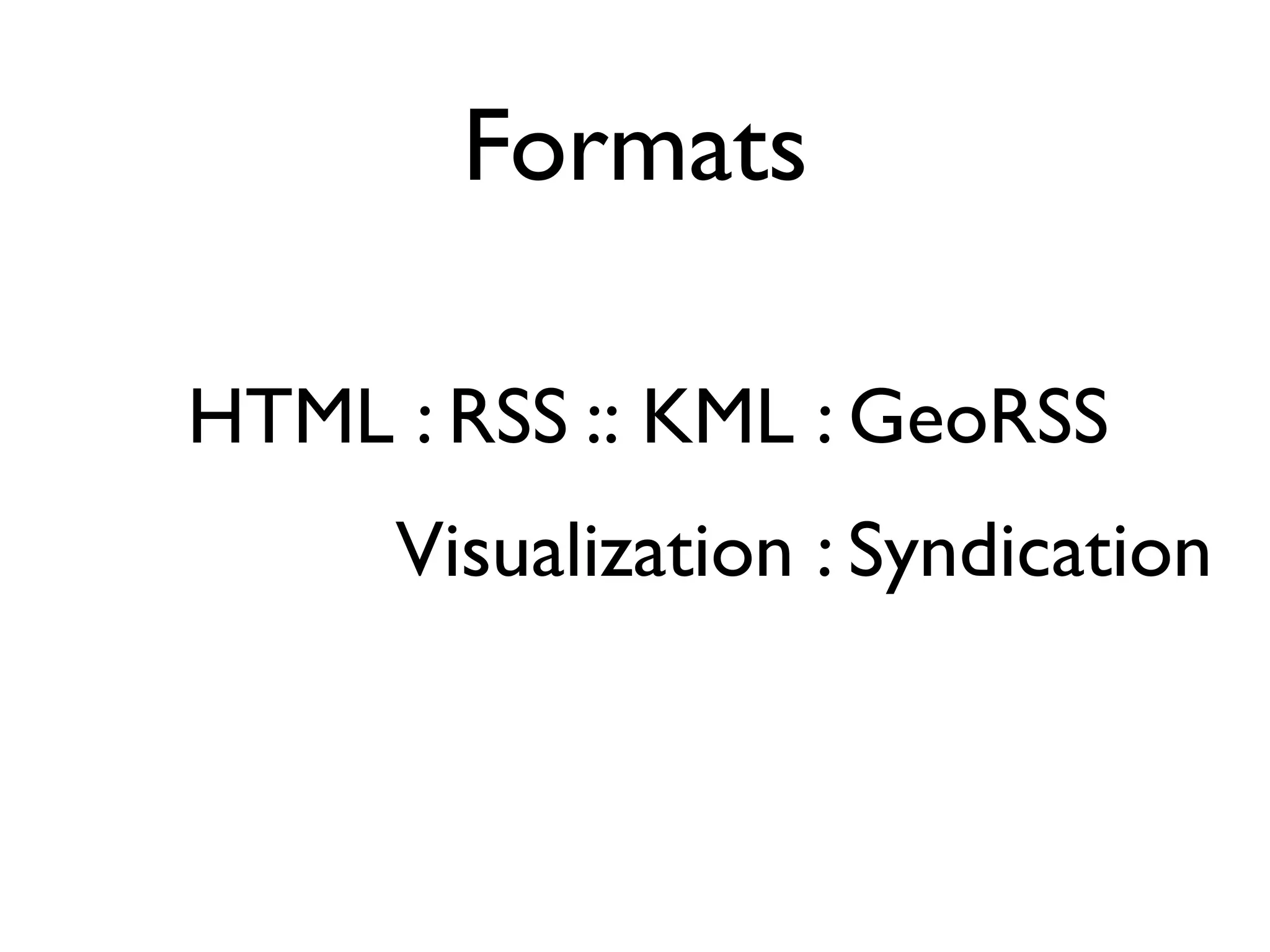 Beyond Google Maps - FOWA 2008 London