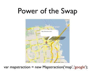 Power of the Swap




mapstraction.swap(‘mapstraction’, ‘microsoft’);
 